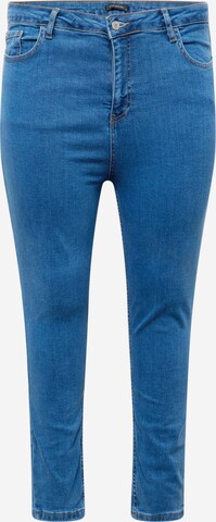 Trendyol Curve Skinny Jeans in Blue: front