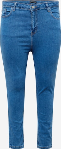 Skinny Jean Trendyol Curve en bleu : devant