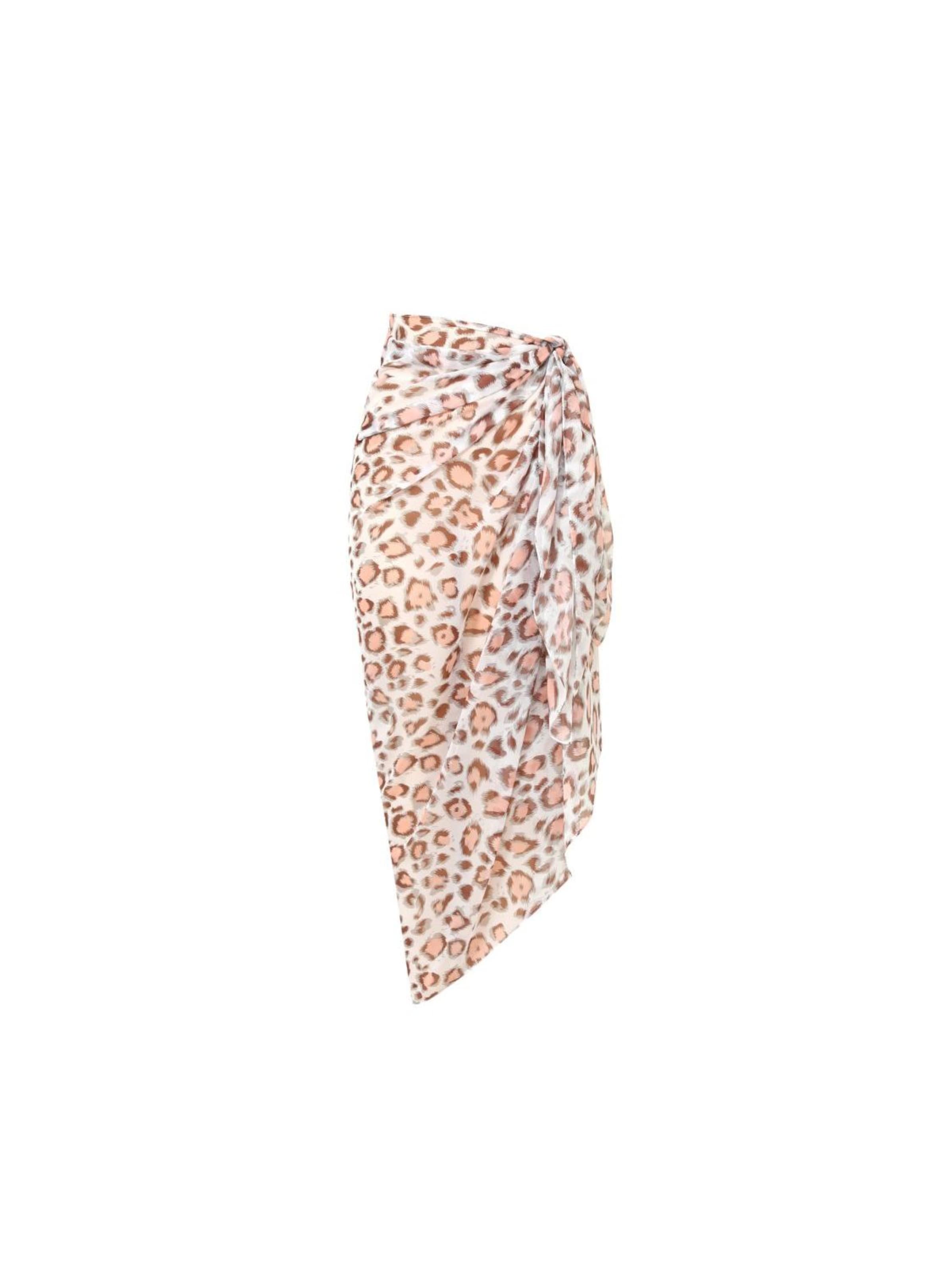 alberto cabale - Vestido de playa 'FELICITA' en blanco: frente