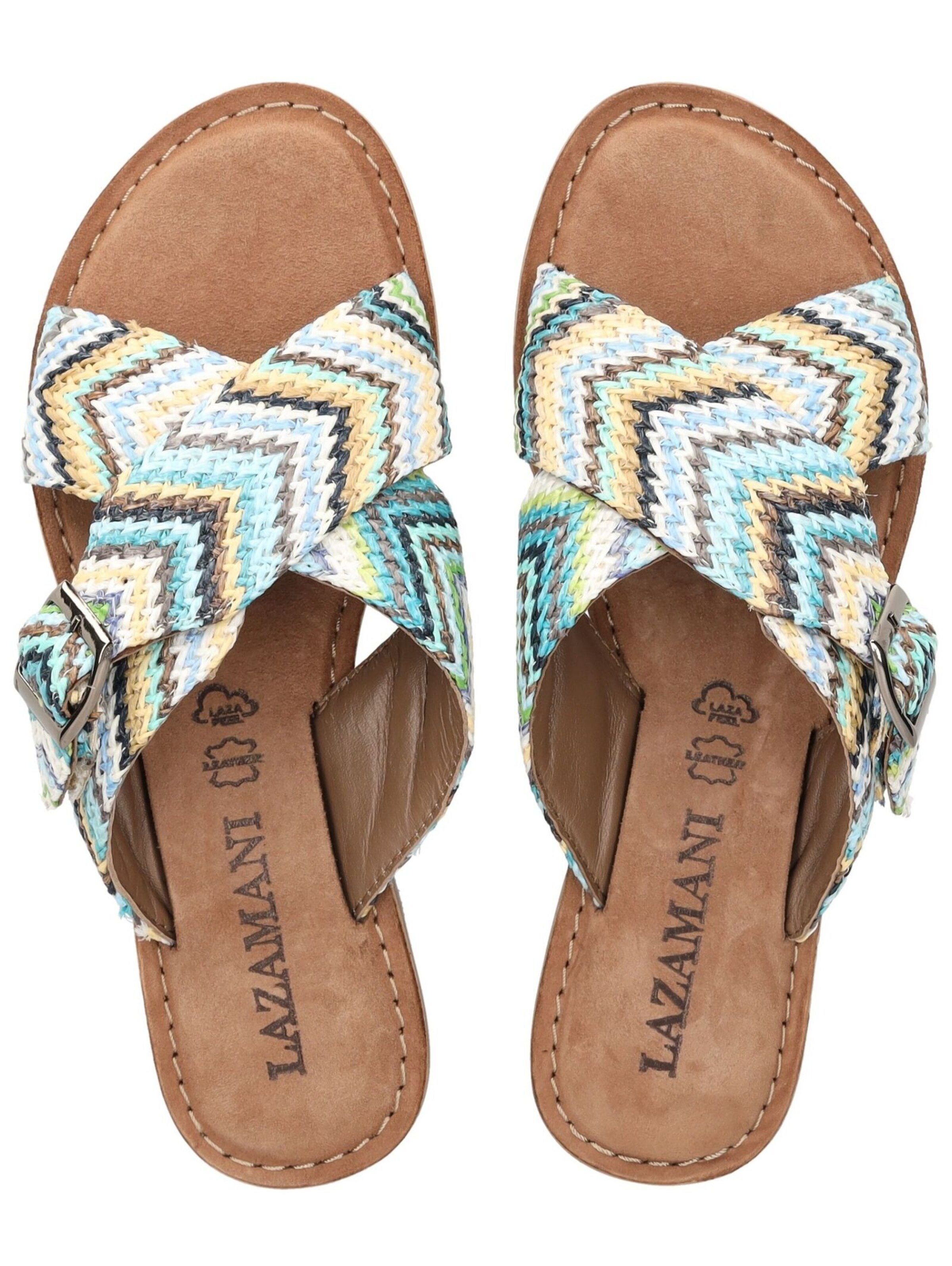 LAZAMANI Mules in Blue