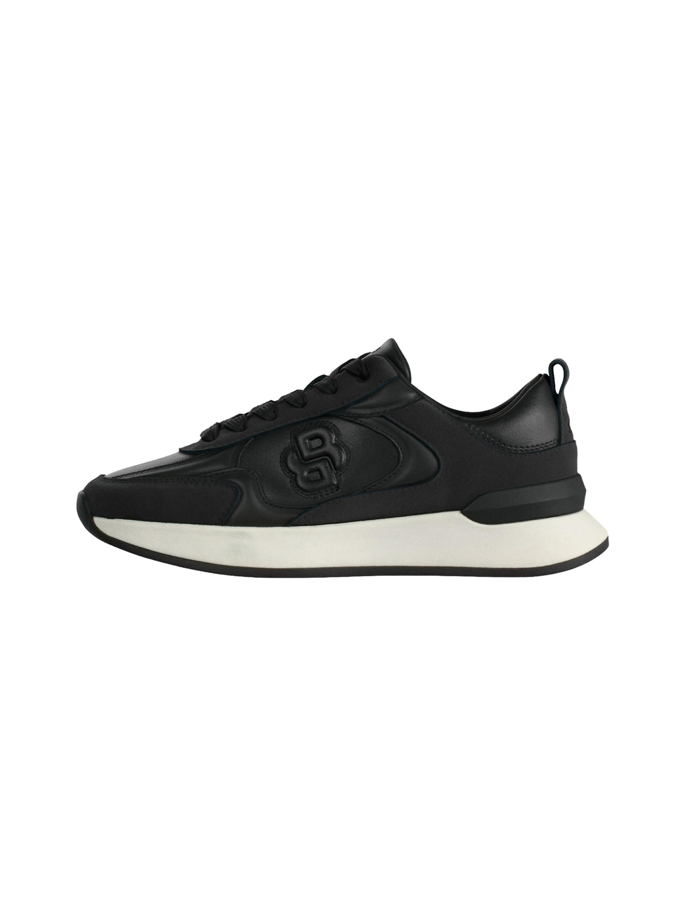 Baskets basses BOSS en noir : devant
