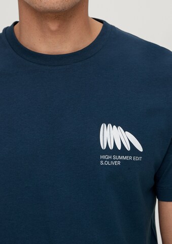 s.Oliver T-Shirt in Blau