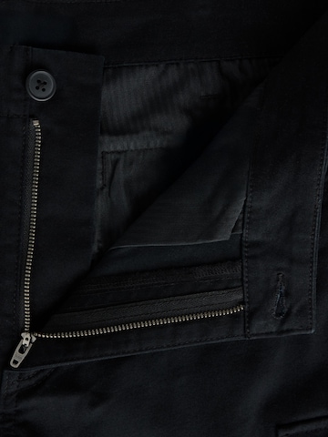 TWO SOON - regular Pantalón cargo en negro