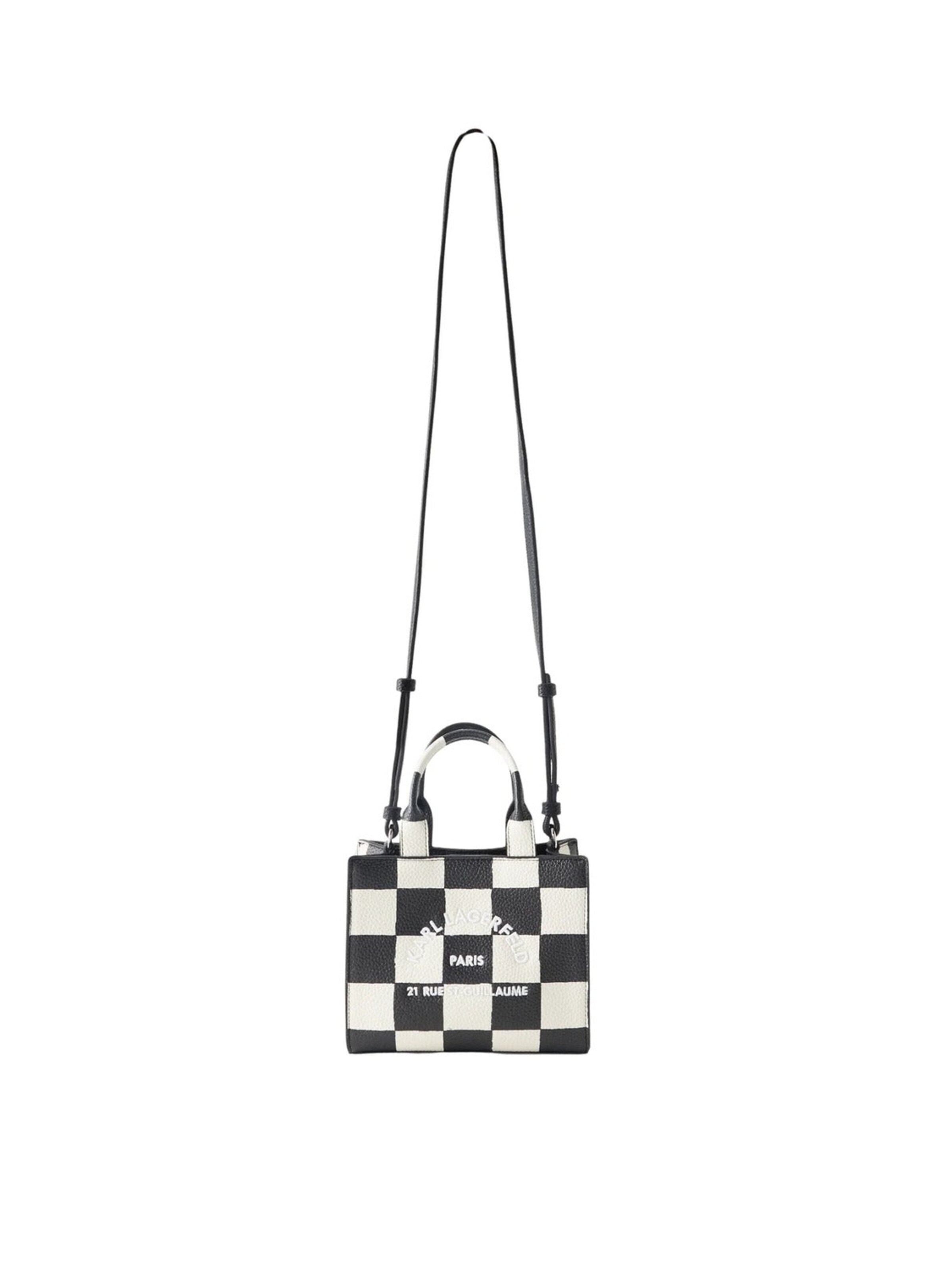 Karl Lagerfeld Shopper 'Karl Lagerfeld Cabas Carré Mini Damier Noir & Blanc', veľkosť One Size - čierna, Produkt