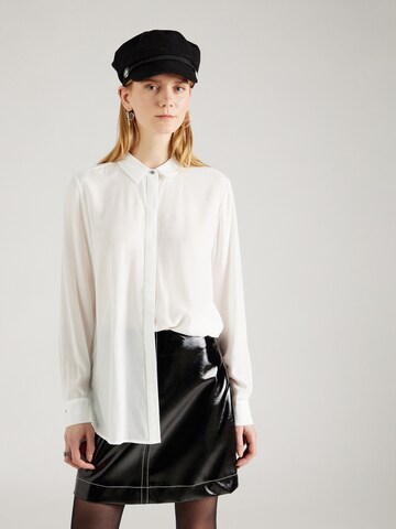 COMMA Blouse in Wit: voorkant