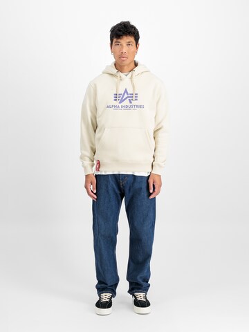 ALPHA INDUSTRIES Μπλούζα φούτερ σε μπεζ