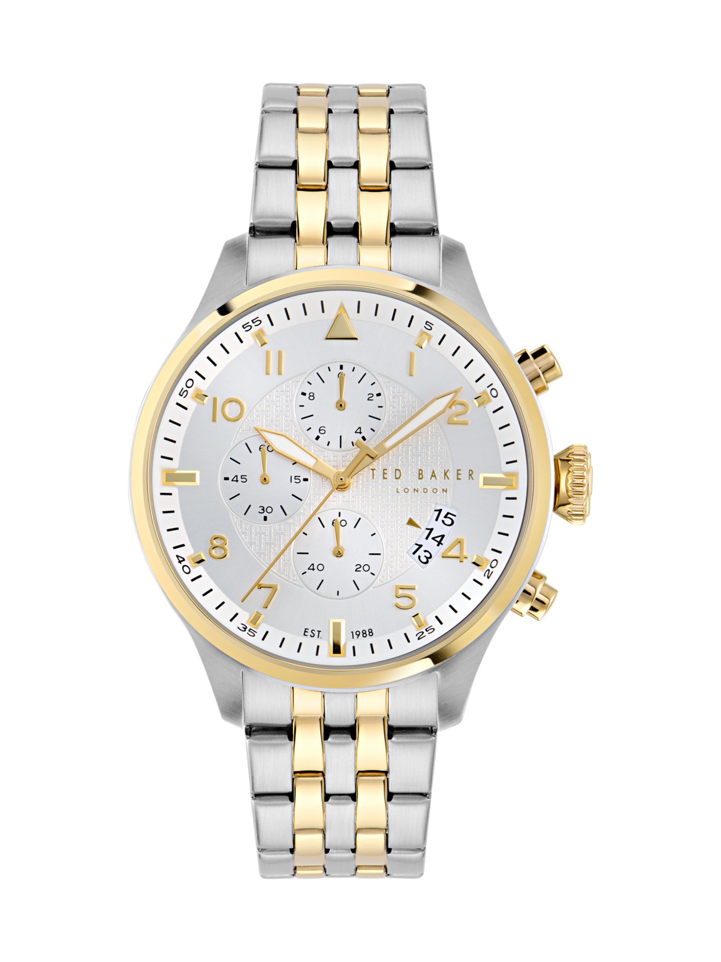 Ted Baker Analog watch 'ULMAAR' in Silver: front