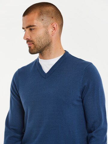 Pull-over Threadbare en bleu