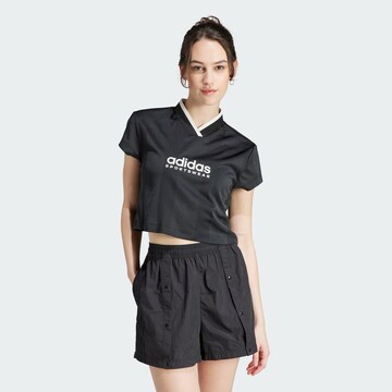 T-shirt fonctionnel 'Tiro' ADIDAS SPORTSWEAR en noir : devant