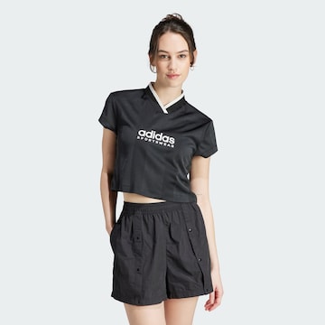 ADIDAS SPORTSWEAR - Camiseta funcional 'Tiro' en negro: frente