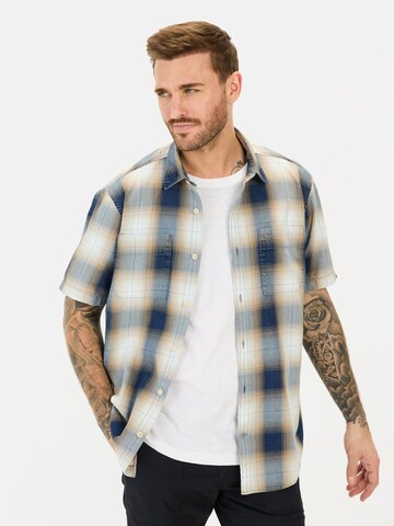 CAMEL ACTIVE Regular fit Button Up Shirt in Blue: front
