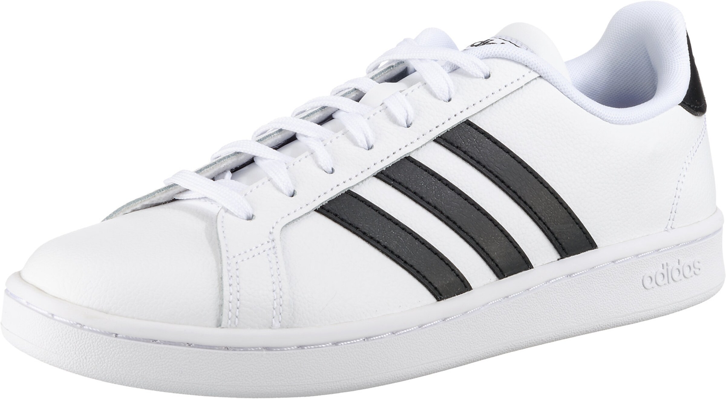ADIDAS SPORTSWEAR Platform trainers 'Grand Court' in White: front