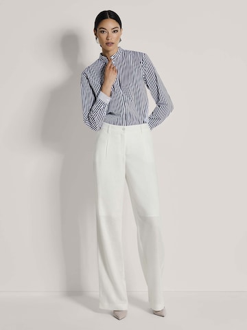 Loosefit Pantalon à pince MADELEINE en blanc