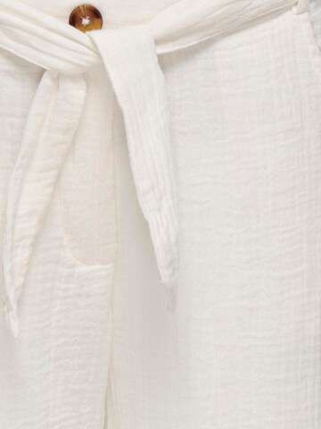 ONLY GIRLS Wide leg Broek 'KOGThyra' in Wit
