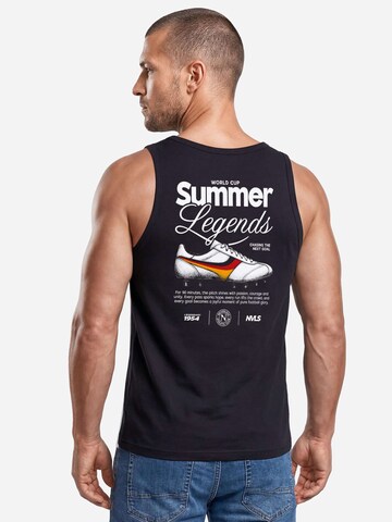 Neverless Shirt 'Soccer Summer Legends' in Black