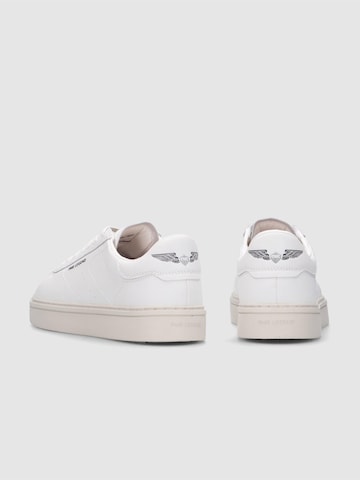 PME Legend Låg sneaker 'Rivet sneaker in leather' i vit
