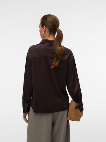VERO MODA Bluse 'VMKatty' i brun