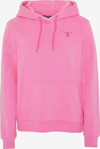 CHIEMSEE Sweatshirt ' mit großem Rückenprint ' in Pink: Vorderseite