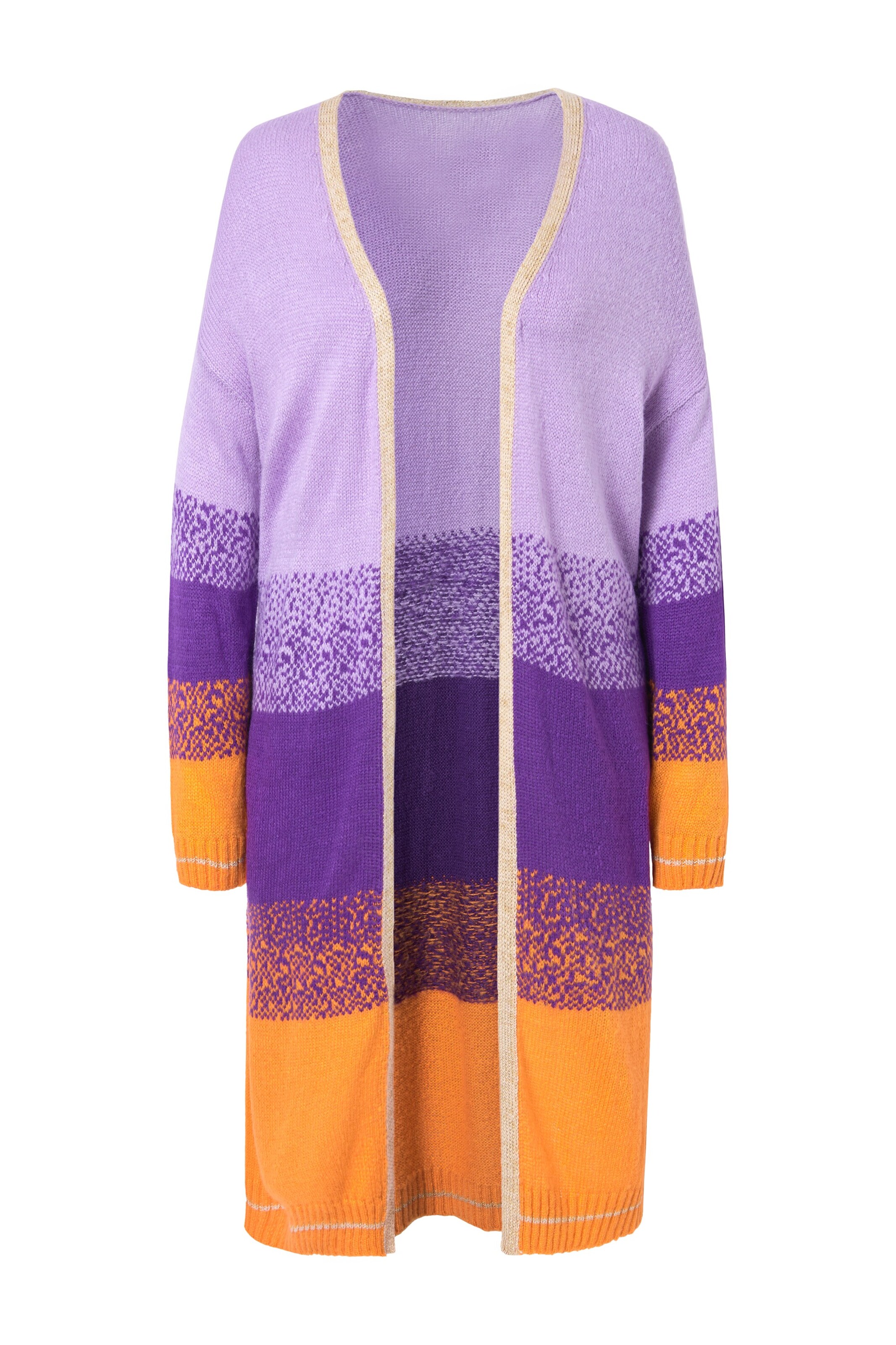 Angel of Style Gebreid vest in Lila: voorkant