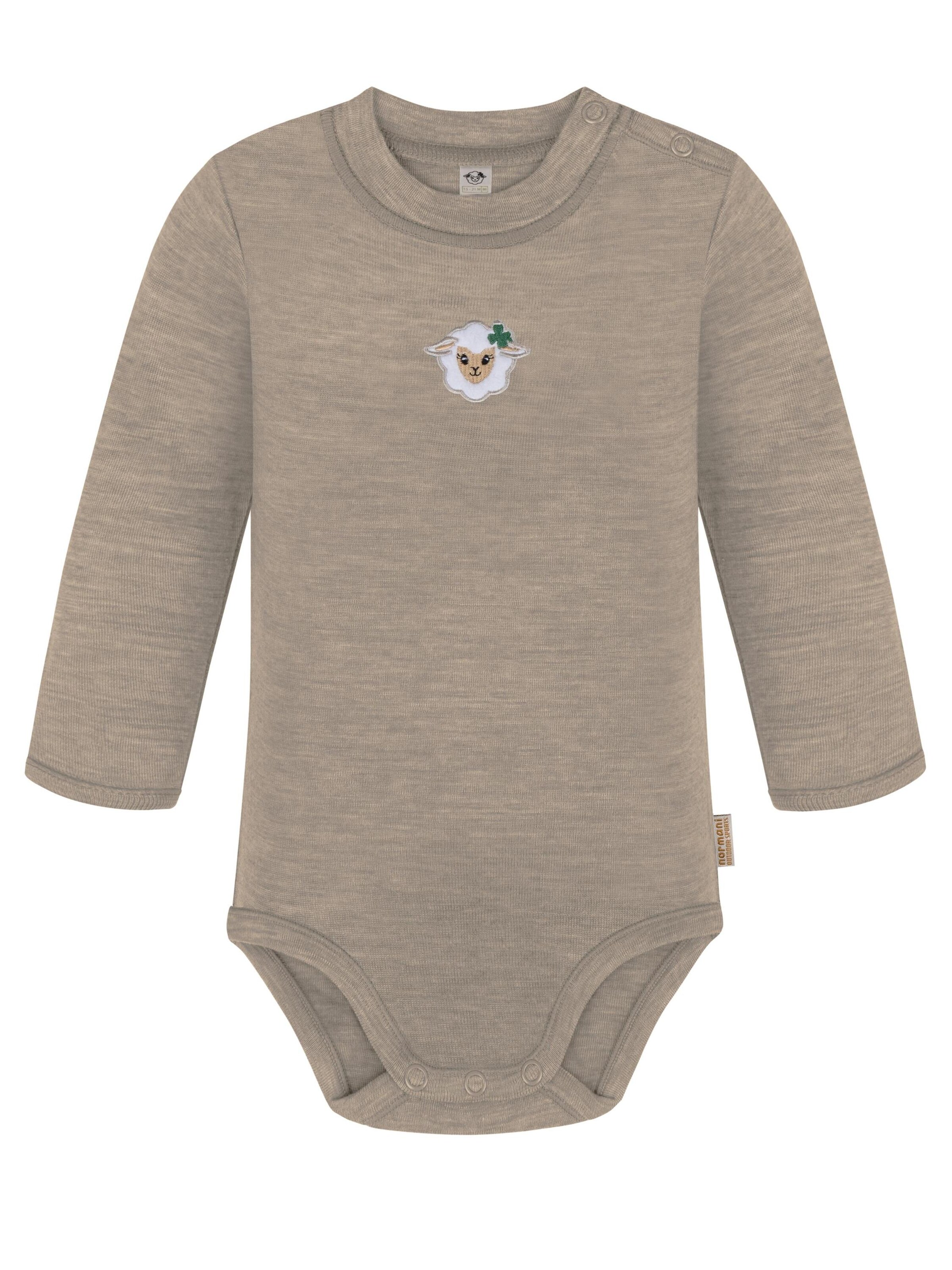 Barboteuse / body 'Tuai' normani en beige : devant