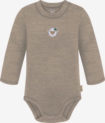 Barboteuse / body 'Tuai' normani en beige : devant