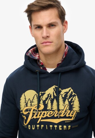 Superdry Sweatshirt 'Outfitters' in Blauw