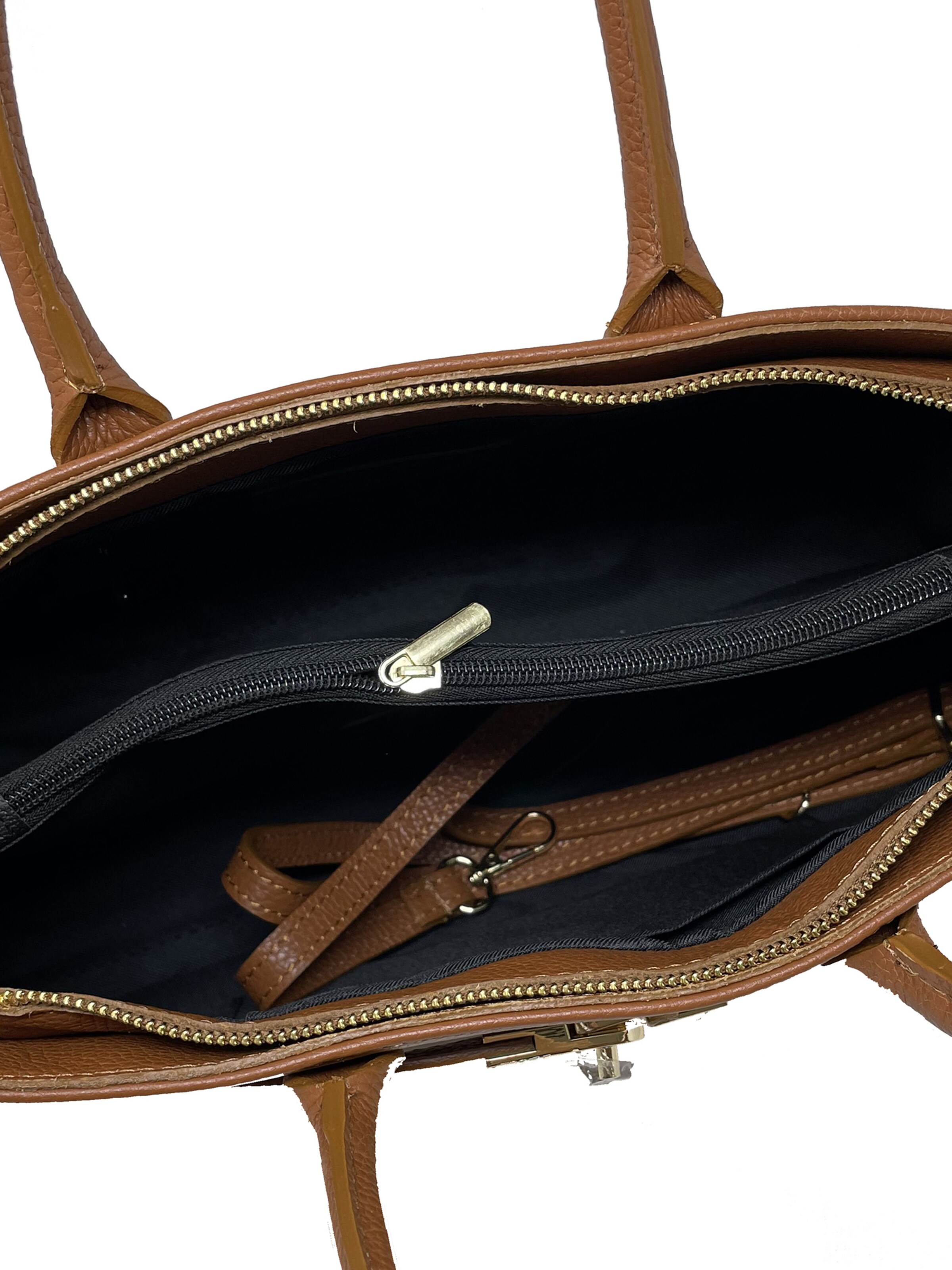 CHICCA BORSE Handtas in Bruin