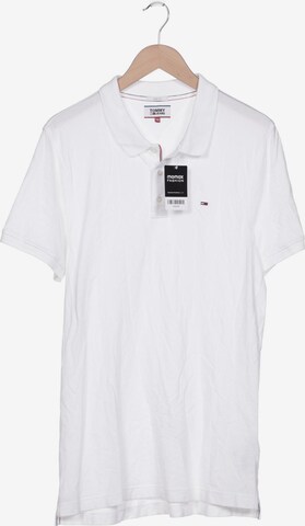 Tommy Jeans Poloshirt XXL in Weiß: predná strana