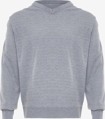 RAIDO Sweater in Grey: front