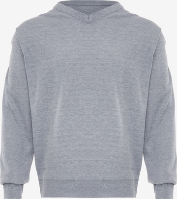 Pull-over RAIDO en gris : devant