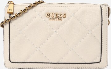 GUESS Schoudertas 'Abey' in Beige: voorkant