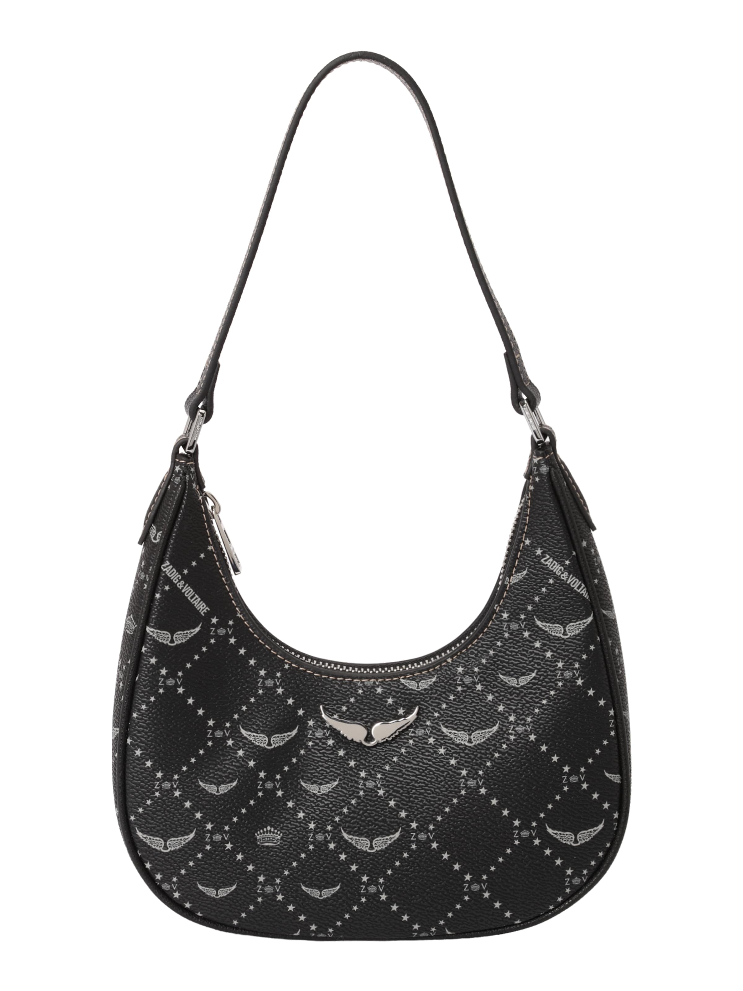 Zadig & Voltaire Skuldertaske i sort: forside