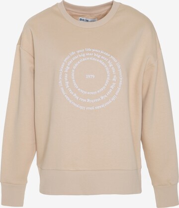 Sweat-shirt 'Ofrysima' BIG STAR en beige : devant