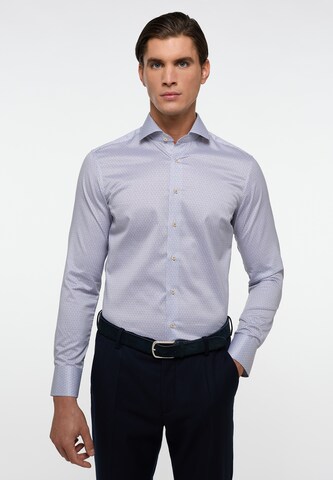 ETERNA Slim fit Button Up Shirt '1863' in Blue: front