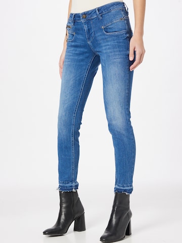 FREEMAN T. PORTER Slimfit Jeans 'Alexa' in Blauw: voorkant