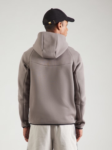 pelēks Nike Sportswear Sportiska jaka 'Tech Fleece'