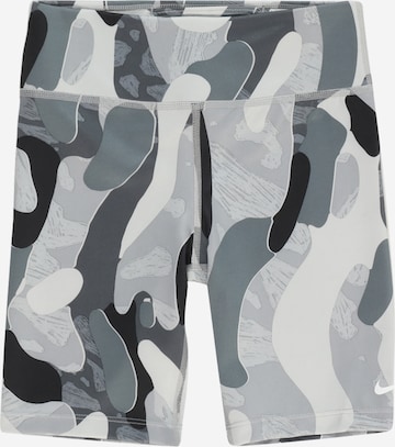 NIKE - Skinny Pantalón deportivo 'ONE' en gris: frente