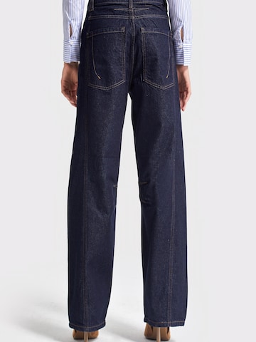 IT'S BASIC Baggy Jeans 'Baggy Mid Rise Jeans (Lenght 28)' in Blauw
