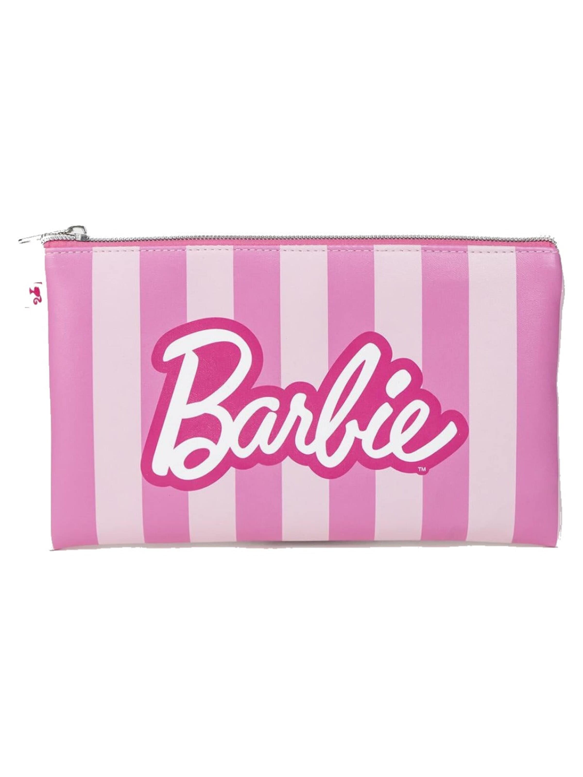 BARBIE Set 'Barbie Beauty Set Haarborstel Toilettas Haar scrunchies Cadeauverpakking' in Roze