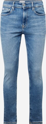 Skinny Jean 'SUPER SKINNY' Calvin Klein Jeans en bleu : devant