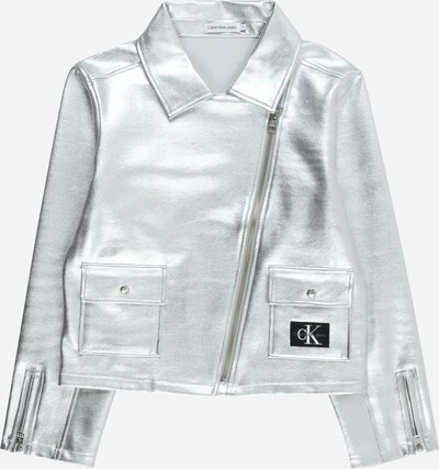 Calvin Klein Jeans Starpsezonu jaka, krāsa - sudrabpelēks, Preces skats