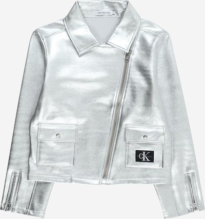 Geacă de primăvară-toamnă Calvin Klein Jeans pe gri argintiu, Vizualizare produs