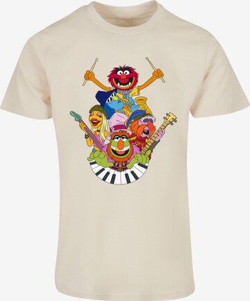 T-Shirt 'Muppets - Dr. Teeth and The Electric Mayhem' ABSOLUTE CULT en beige : devant