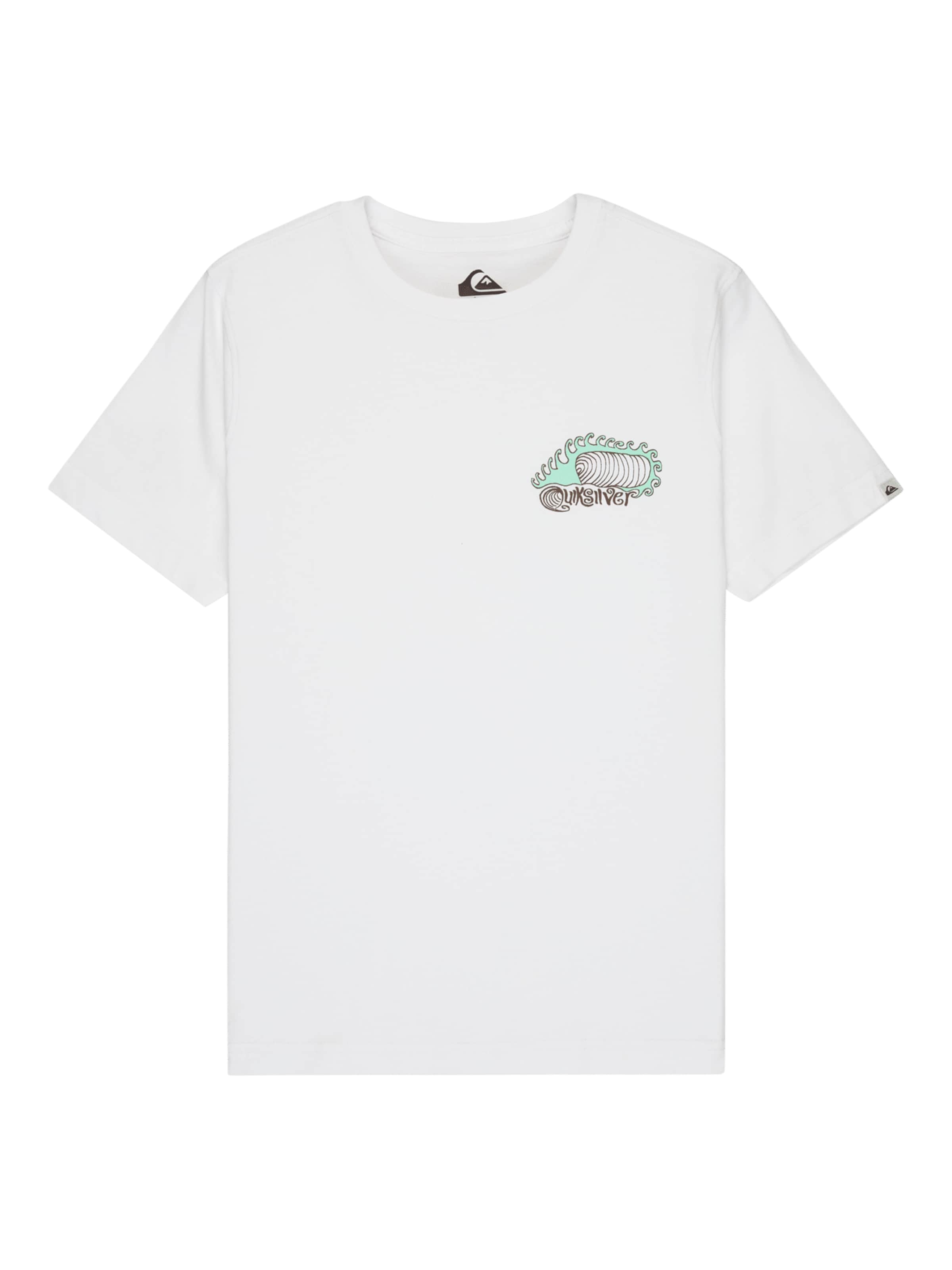 QUIKSILVER Shirt 'Skeleton Ride' in White: front