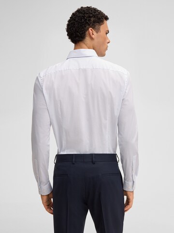 Coupe slim Chemise business 'Stan' STRELLSON en blanc