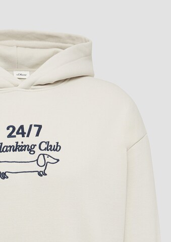 s.Oliver Sweatshirt in Beige