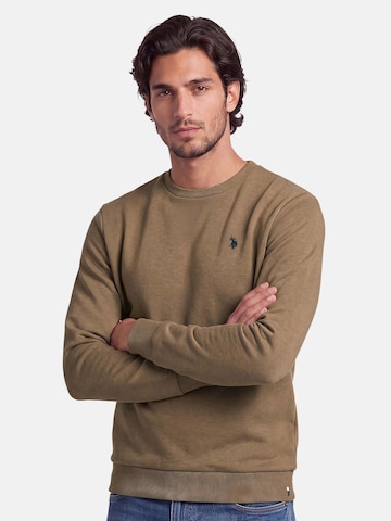 U.S. POLO ASSN. Sweatshirt in Beige