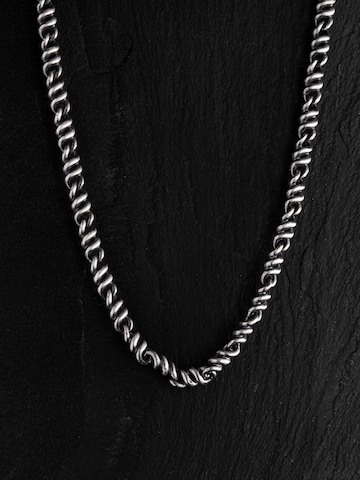 REYTEL Ketting 'KRULL' in Zilver: voorkant