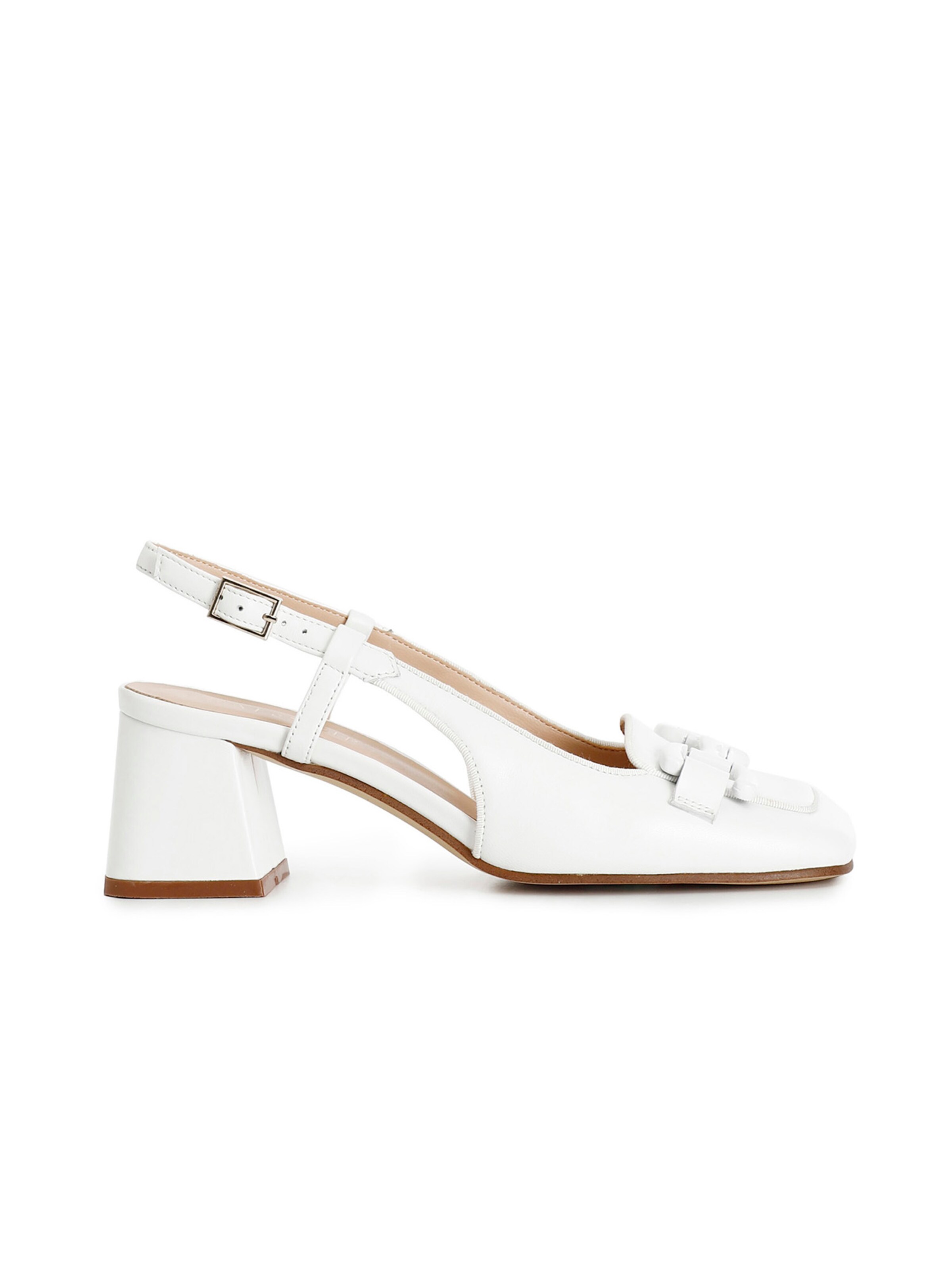 CAFè NOIR Slingpumps in Wit