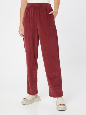 AMERICAN VINTAGE Loosefit Broek 'PADOW' in Rood: voorkant